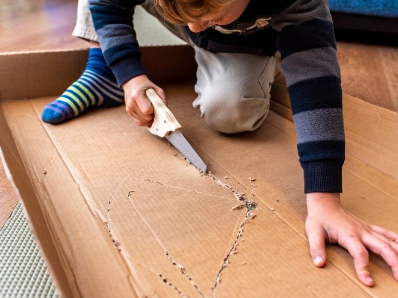 Cardboard crafts for kids